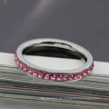 Günstige Neueste Design Silber Edelstahl Strass Ringe Für Frauen